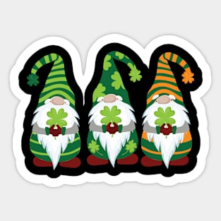 Gnomes St Patricks Day Shamrock Irish Clover Sticker